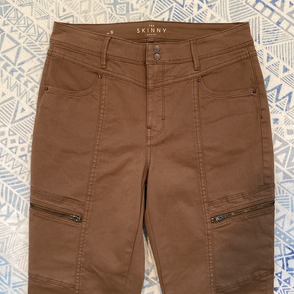 WHBM Brown The Skinny Ankle Pants - Picture 2 of 6
